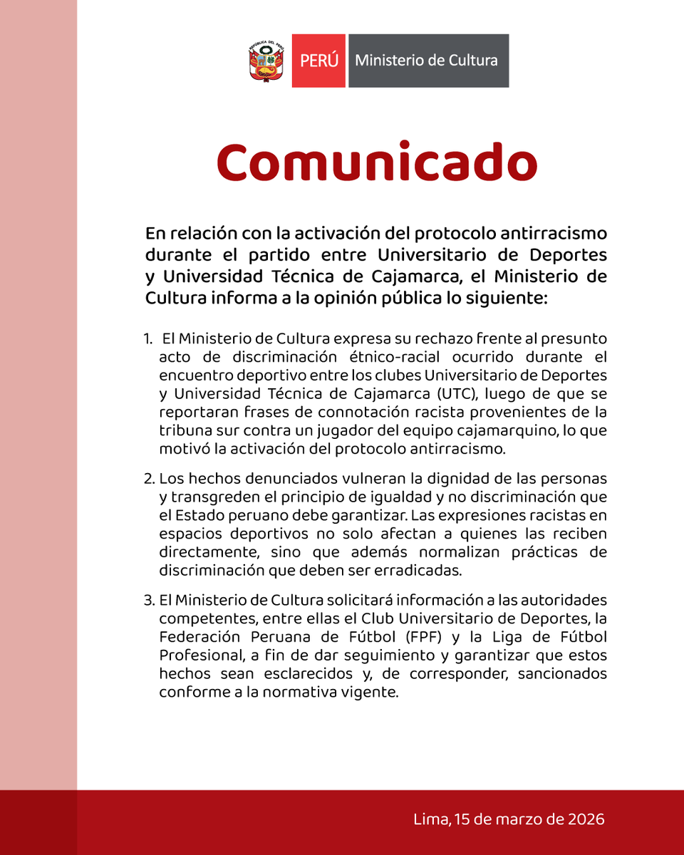 Ministerio de Cultura tweet media