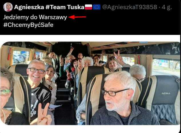 MartaBoTak_'s tweet photo. Wiecie, że oni ten tysiąc ludzi z całej Polski zwozili?
To już wiecie 😂 https://t.co/u1e12wZzdw