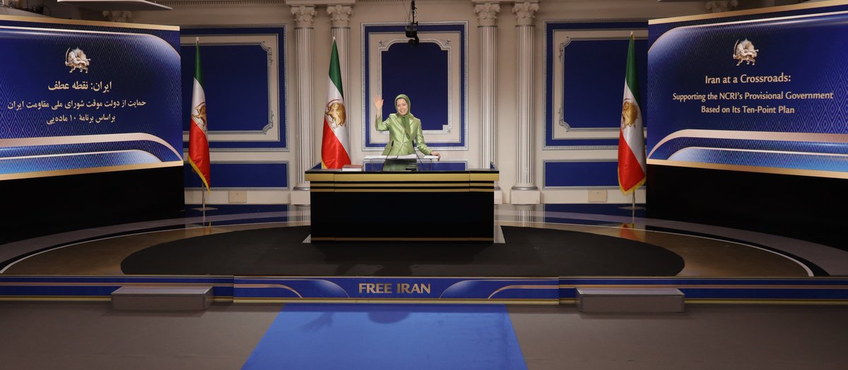 Maryam Rajavi tweet media