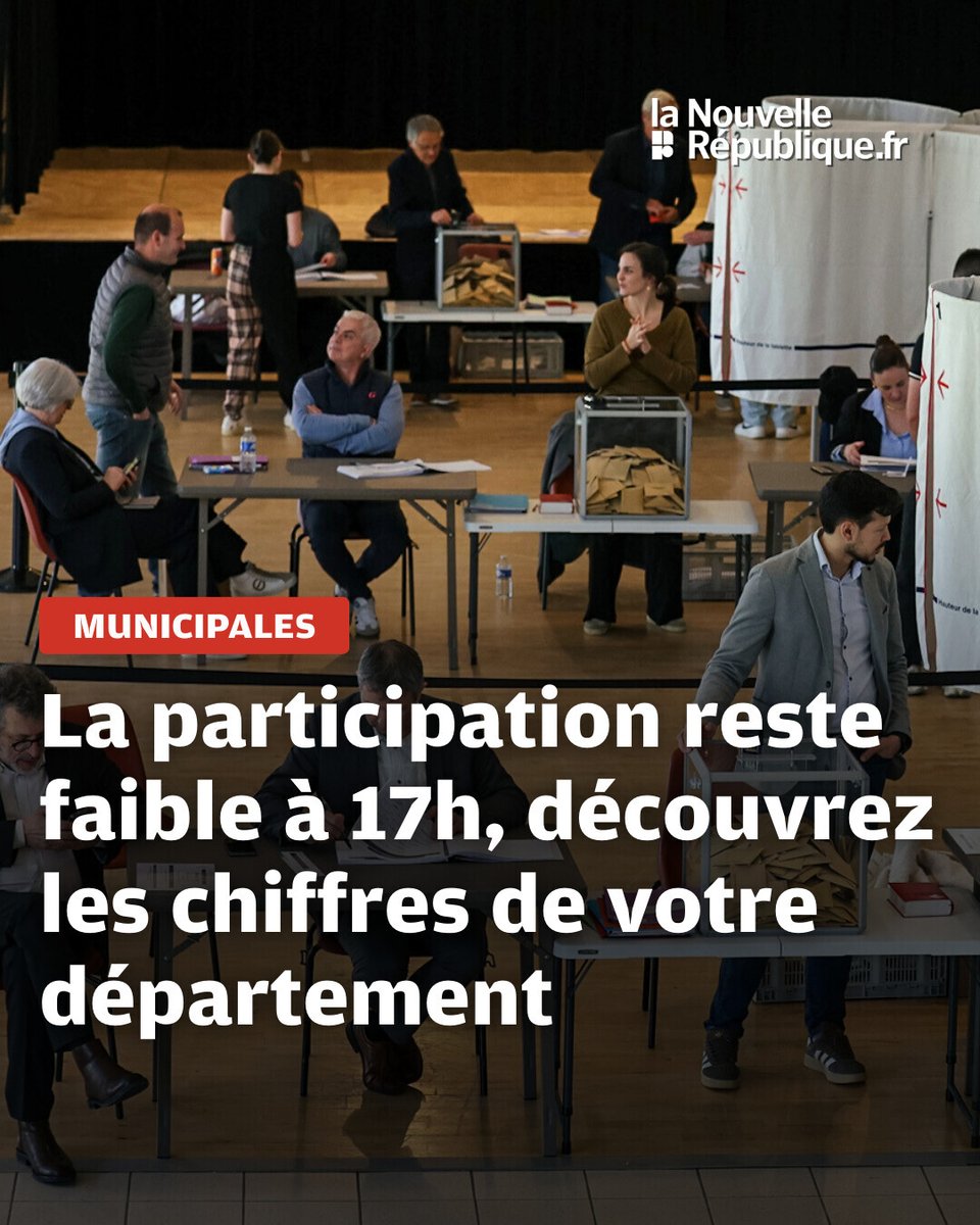 lanouvellerep_'s tweet photo. 🔴 La participation est en baisse par rapport à 2014 à la même heure ➡️ https://t.co/dmIWPIhWZb https://t.co/hLKzcx5KOA