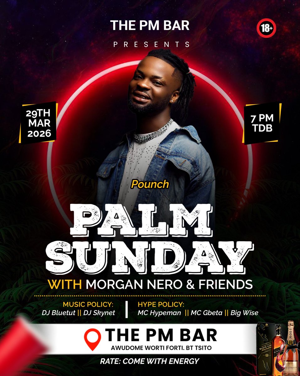 pounchgh's tweet photo. This On 29th March, Palm Sunday inside Tsito Awudome in the Volta Region. Come let’s have fun .
It’s gonna be mad on stage with my Brothers .
@Morganneromusic @ganevaOfficial https://t.co/Gz8mUanrbE