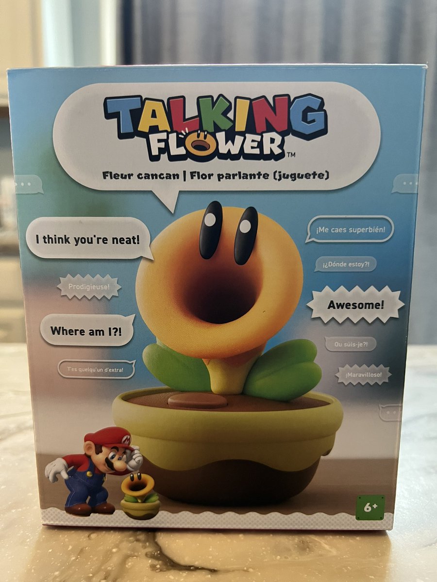 Oh yeah you know I bought this dumb thing. #Nintendo #TalkingFlower #videogames #gaming
