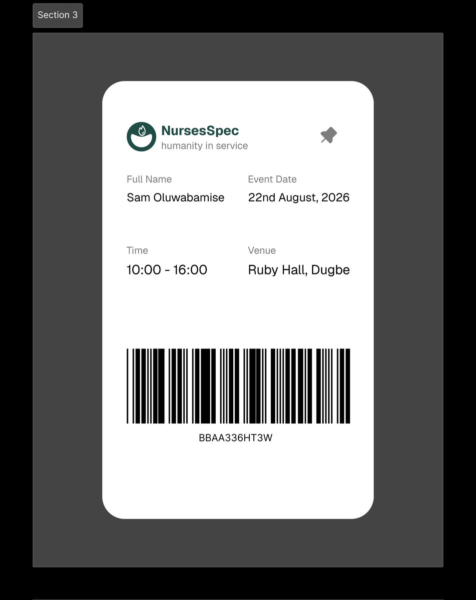 Day 23 of posting on X
A professional, and highly functional ticket design, perfect for quick scanning and clear communication. 
What do you think about this?
#DesignWithOlúwabámisé