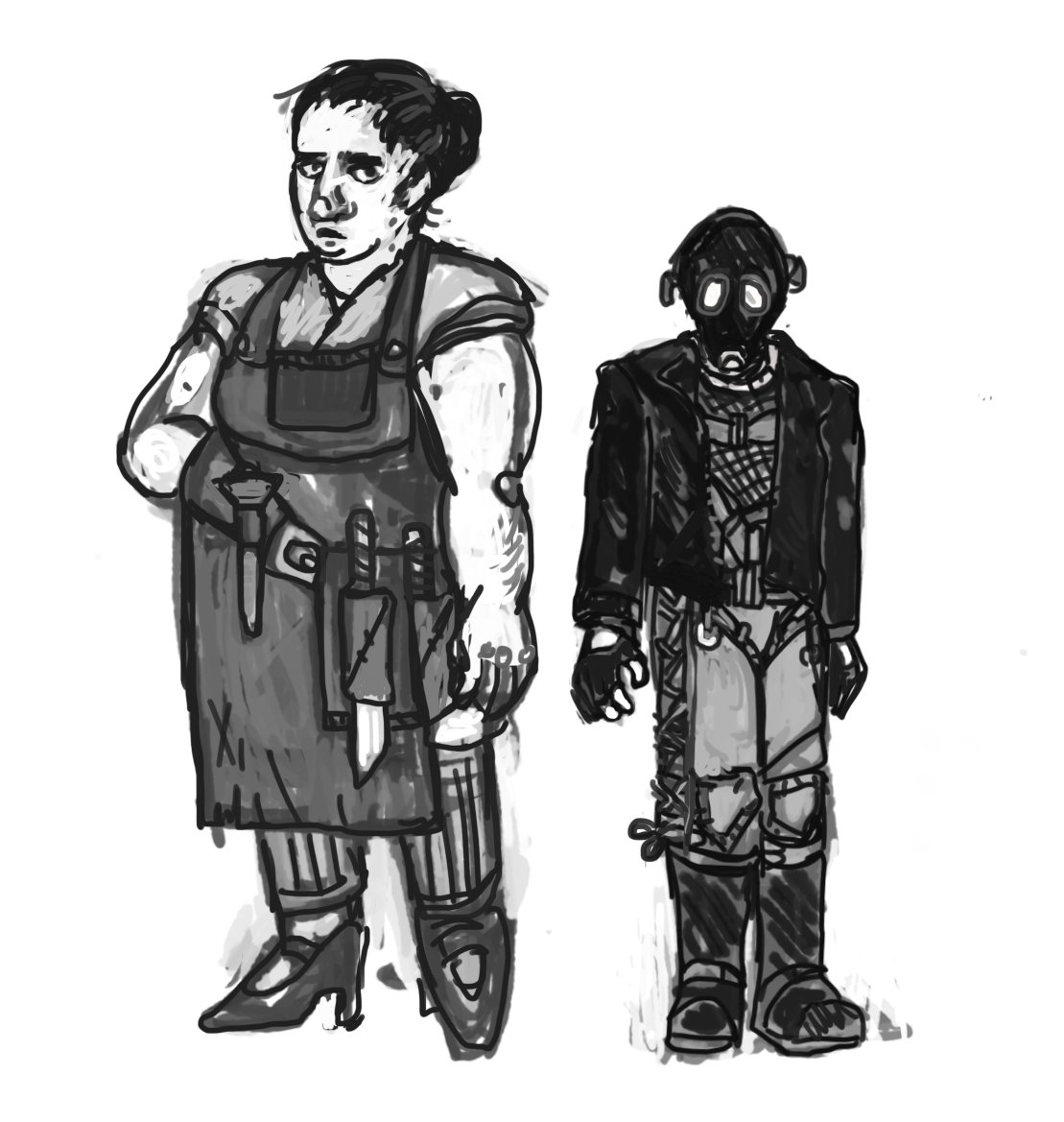 knifemetaphor's tweet photo. 2/4 oc designs done............ and four is PLENTY for a story im not doing doing any more character designs after this smh https://t.co/VcsQJZluNr