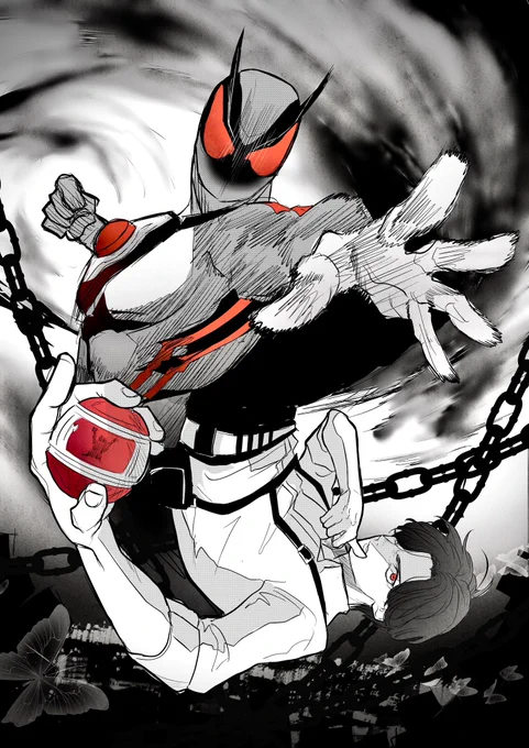 新OPも良すぎて、気付いたら描いてた #仮面ライダーゼッツ