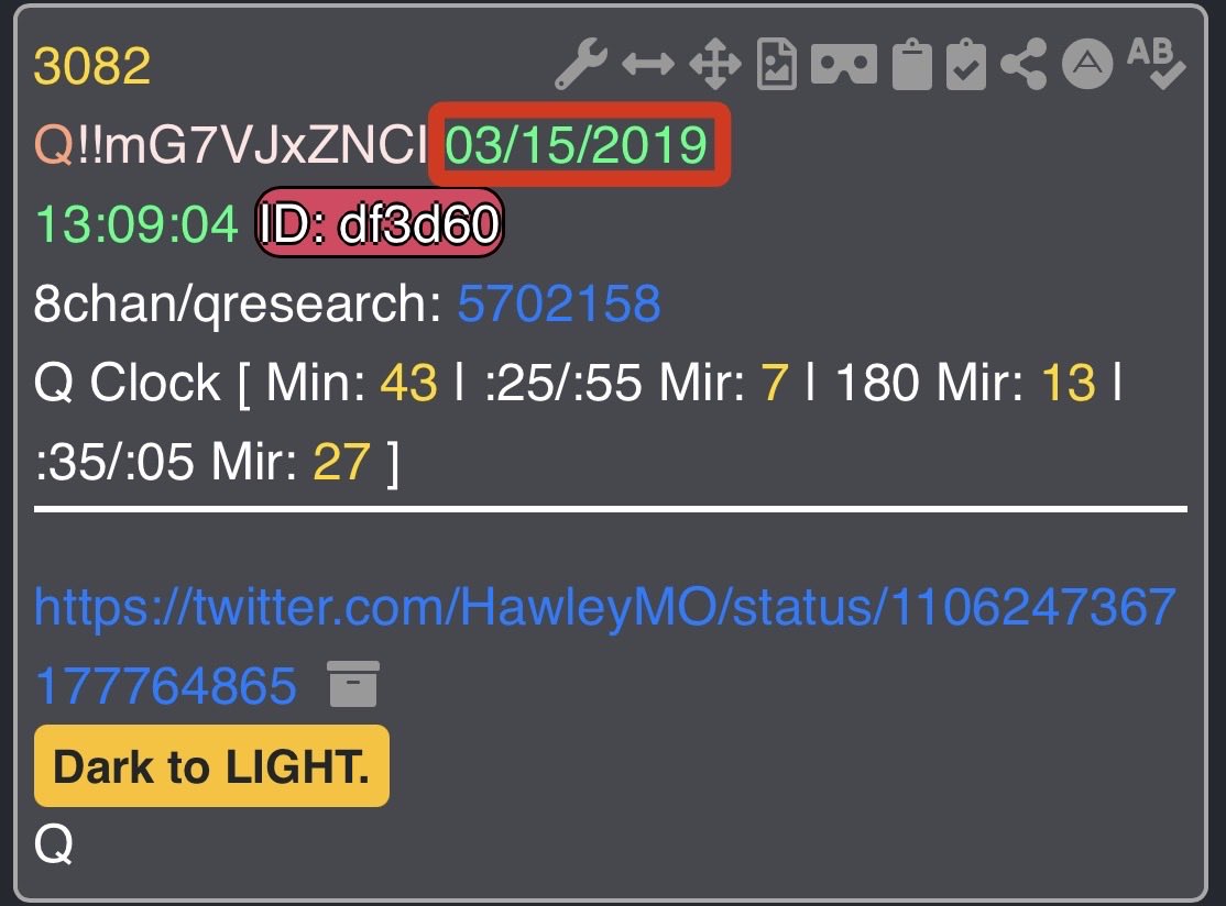 What a coincidence <a href="/USDebtClock_org/">US Debt Clock .org</a> hits a March 15th Delta. 👻⚡️

As a clockfag a couple things I have learned.

- News (in all forms) unlocks the map.
- Expand your thinking.
- How many COINCIDENCES before mathematically impossible?
- There’s no such thing as coincidence.

😎🐸