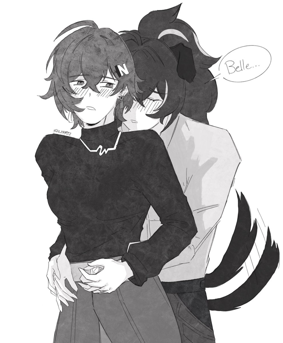 puppy dog zhu yuan and belle comm for moot
#zhubelle