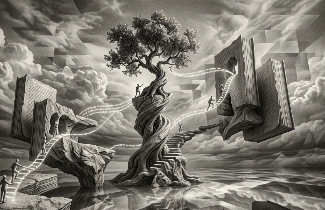 "El conocimiento es el único camino que nos permite tocar el cielo con los pies en la tierra."