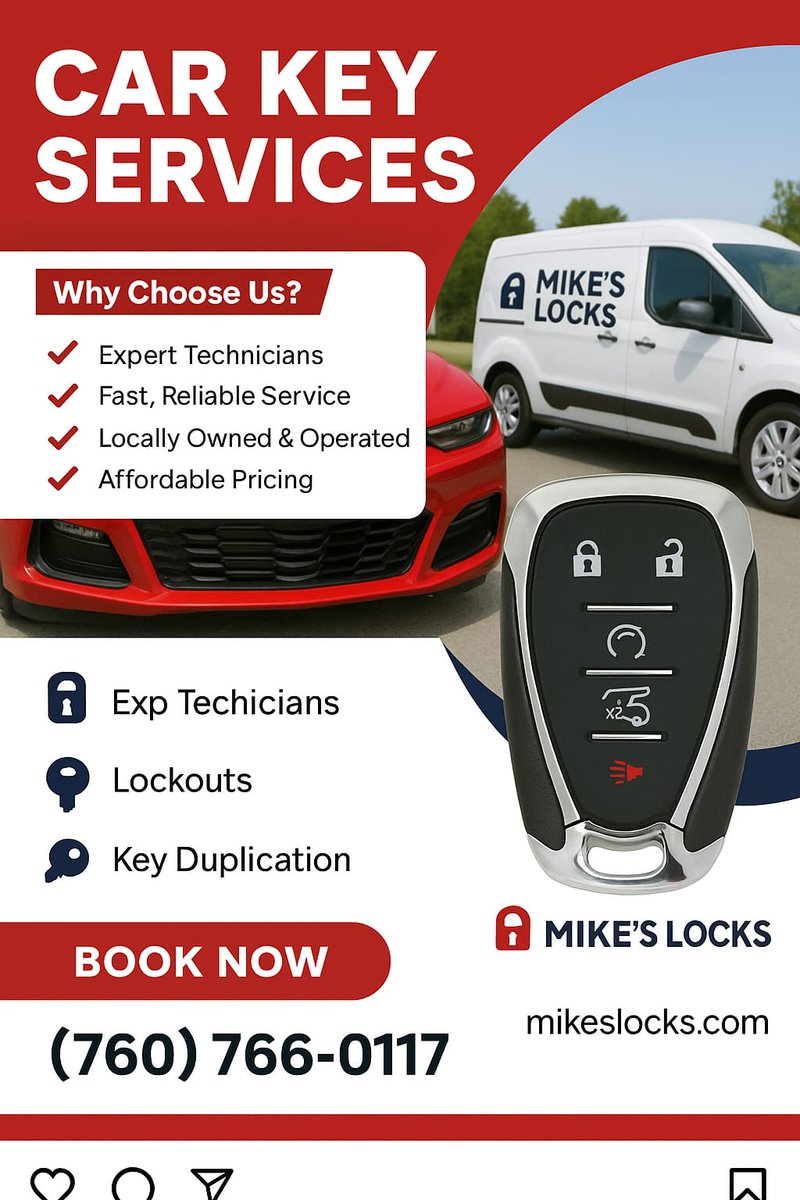 LocksMikes's tweet photo. 2020 Chevrolet Camaro Push-To-Start Remote π Need a replacement or spare smart key for your Camaro? We program & cut on-site! Lost all keys just want a backup weβve got you Call today! 760-766-0117π· #ChevroletCamaro #PushToStart #HighDesertLocksmith https://t.co/s6EKJ1FVCN