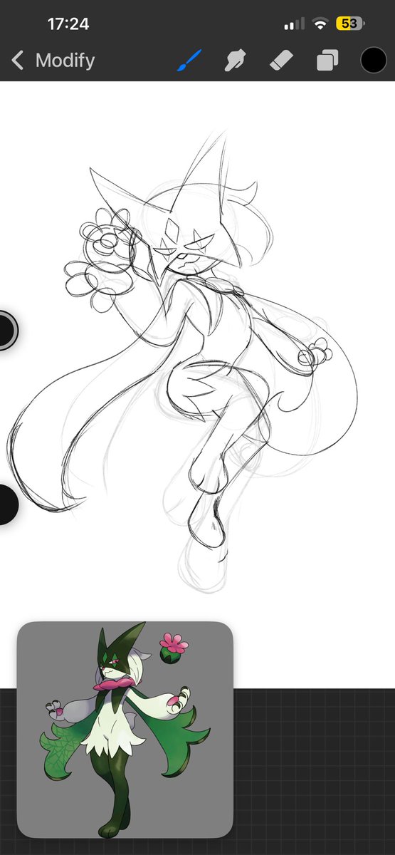 Meowscarada Wip #pokemon