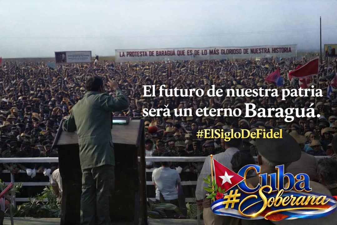 En defensa de la soberanía de la Patria.
#CubaEstáFirme 
#FidelPorSiempre