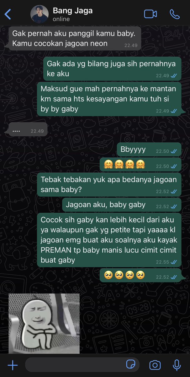 nomin1stt's tweet photo. Dah, begitu lah akhir kisah Jaga yg sebenernya gak salah salah amat tp jagoannya cemburu aja dan akan terus bitter ke depannya ☺️☺️ https://t.co/EI5GJqzDgn