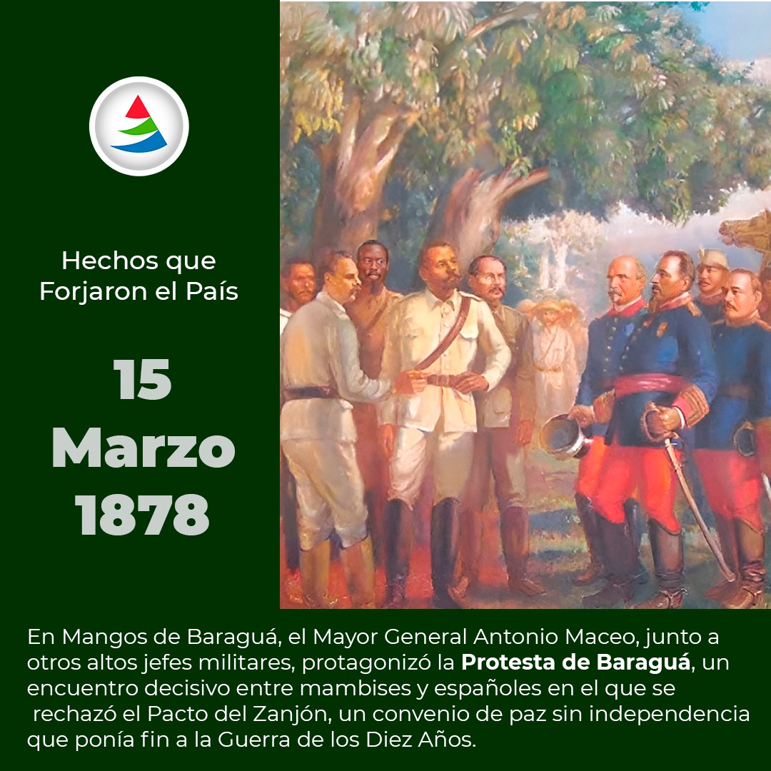 (...) La Protesta de Baraguá es de lo más glorioso de nuestra historia (...)  José Martí 
#Cuba es y será un eterno Baraguá <a href="/OdioTexido658/">Adielyeivis Texido Odio</a> <a href="/mambisa25/">Elena Labrada Gelis</a> <a href="/GEORGE80283962/">@GEORGE</a> <a href="/BeatrizJUrrutia/">Beatriz Johnson Urrutia</a> <a href="/ManuelFalconH/">Manuel Falcón Hernández 🇨🇺</a> <a href="/YuzaimaCardona/">Yuzaima Cardona</a> <a href="/Yuniorsantiago7/">Yuniorsantiago</a> <a href="/BorreroEyd49154/">Eyder Luis Hernández Borrero</a>