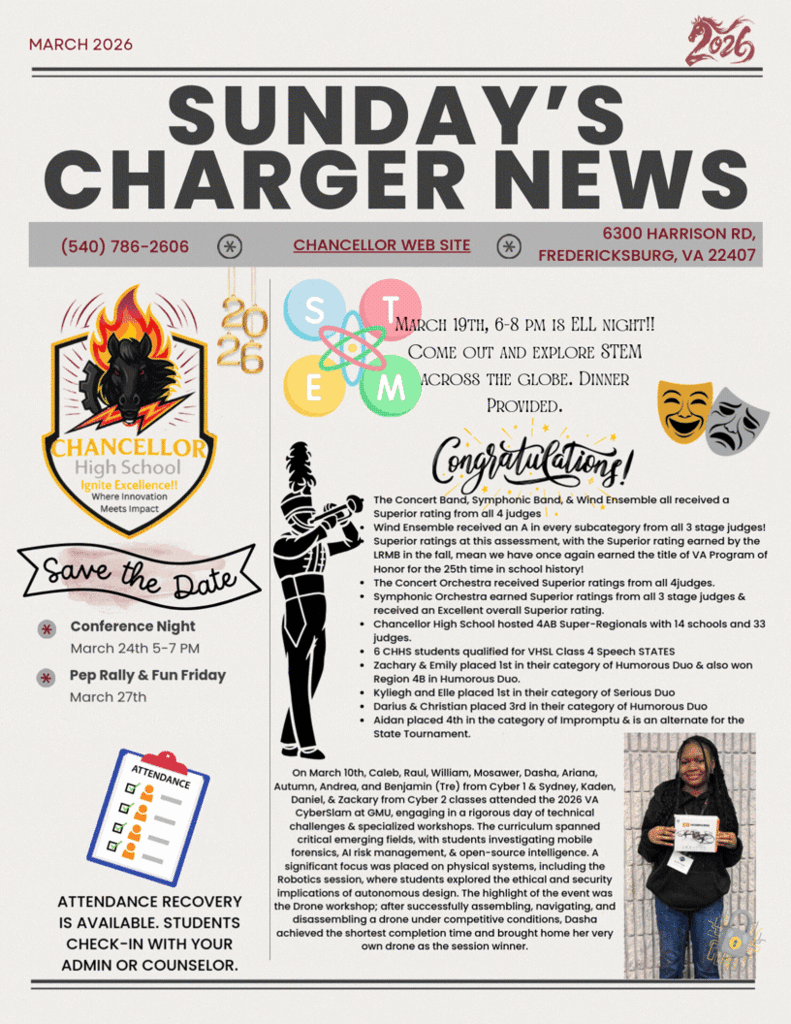 Chancellor High tweet media