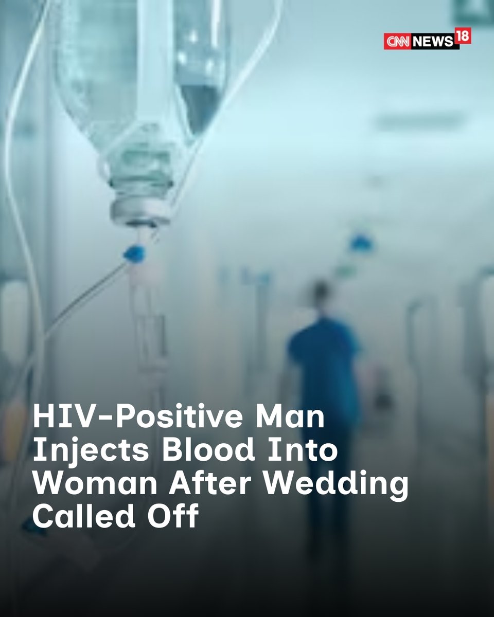 CNNnews18's tweet image. In a shocking case reported from Hyderabad, a 24-year-old man allegedly injected HIV-infected blood into a 22-year-old woman after her parents called off their wedding when he tested positive for the virus. 

#Hyderabad #HIV #Crime 

news18.com/india/hiv-posi…