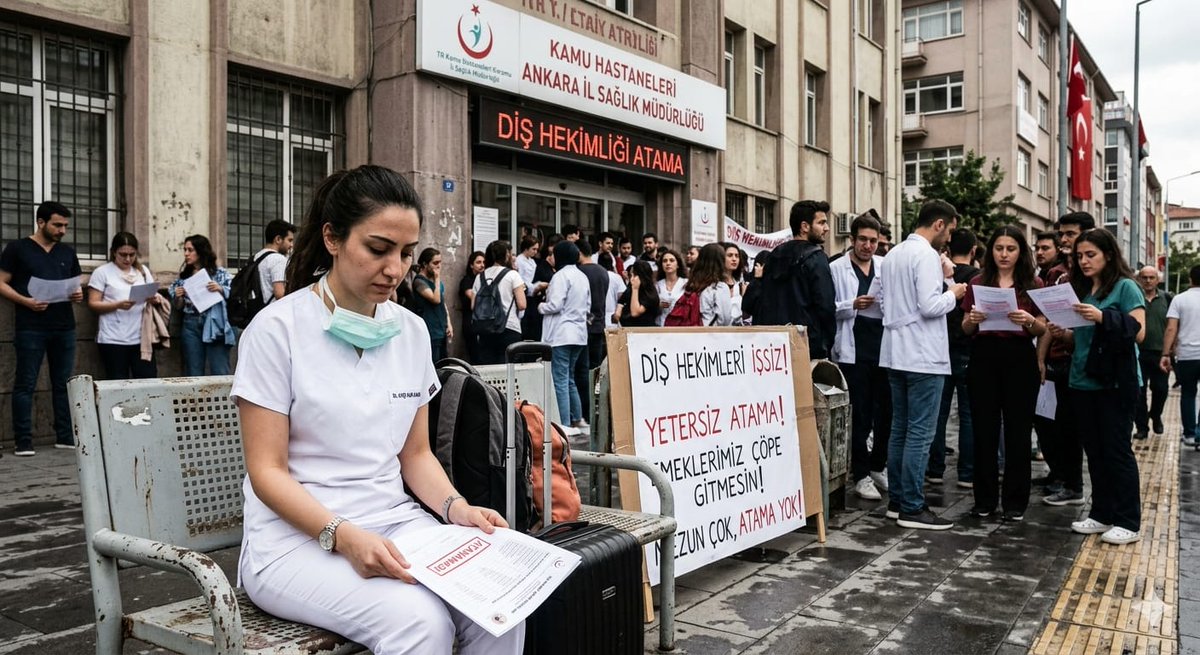 isklrsadik's tweet photo. Mezun sayısı hızla artarken, atama sayılarının yerinde sayması kabul edilemez. Adil ve yüksek kontenjanlı bir atama bekliyoruz. #DişEczya10binKadro https://t.co/O9bFSZBkUu