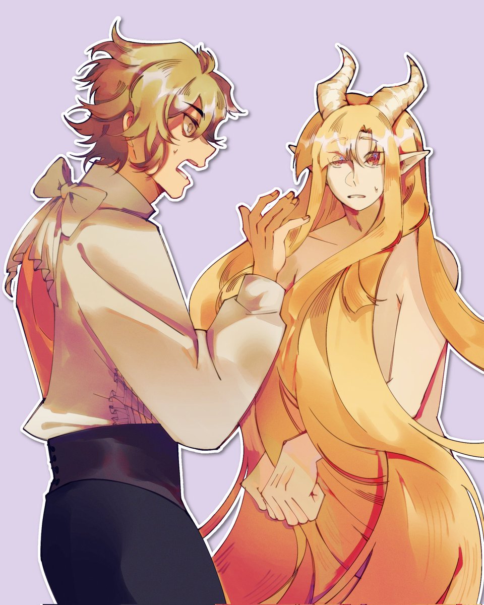 (⁠•⁠ ⁠▽⁠ ⁠•⁠;⁠) Day1 Fantasy semishira crossover with <a href="/YannahYanners/">Yannah 💗</a> dragon Shirabu #smshrwk26 <a href="/smshrweek/">semishira week 2026</a>