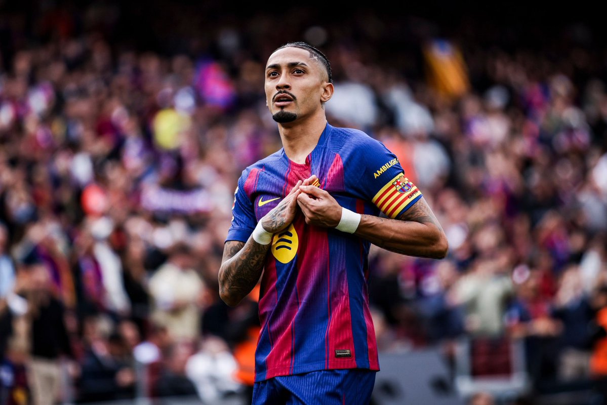 4KMHQ's tweet image. Raphinha #BarçaSevilla