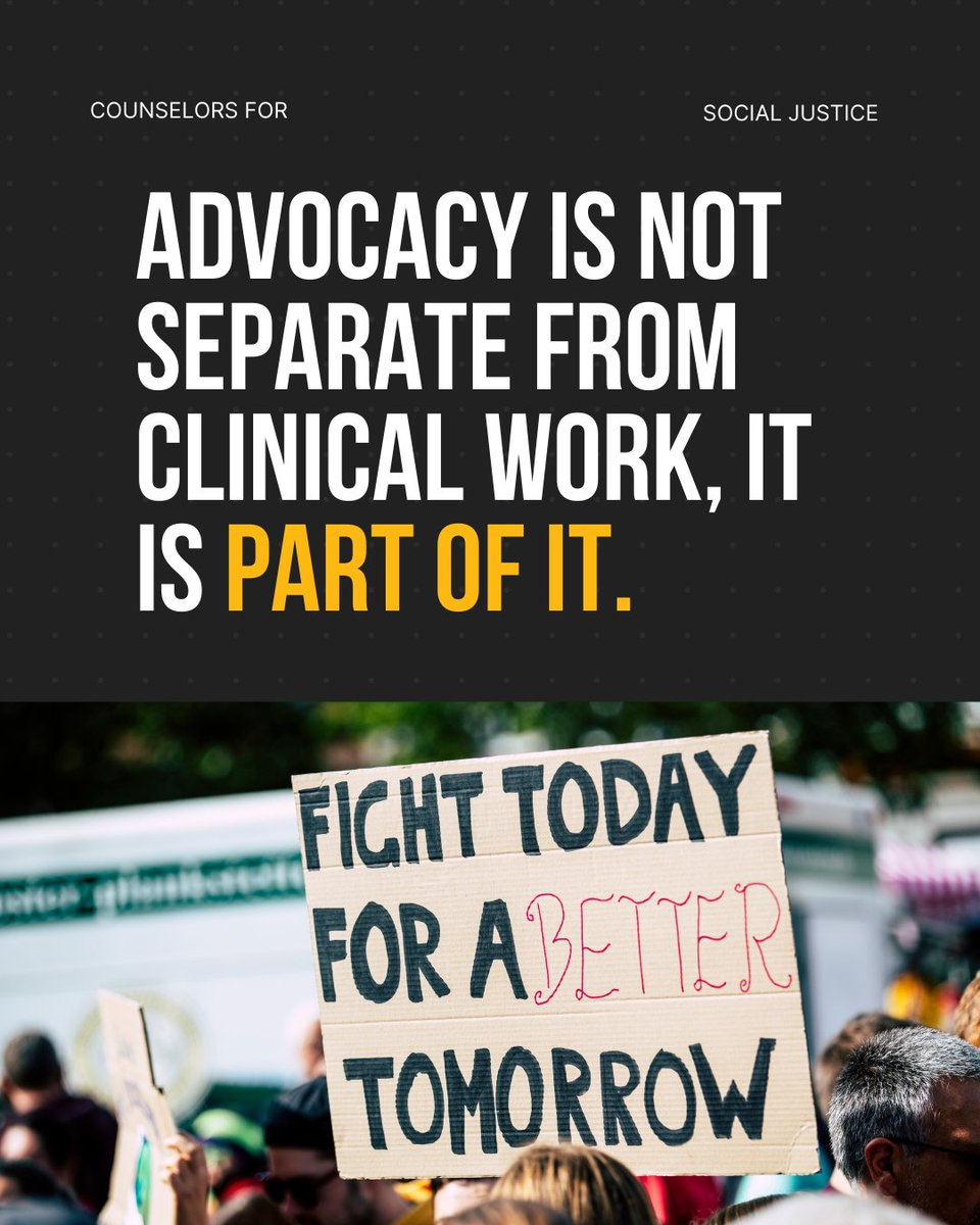 Counselors for Social Justice tweet media