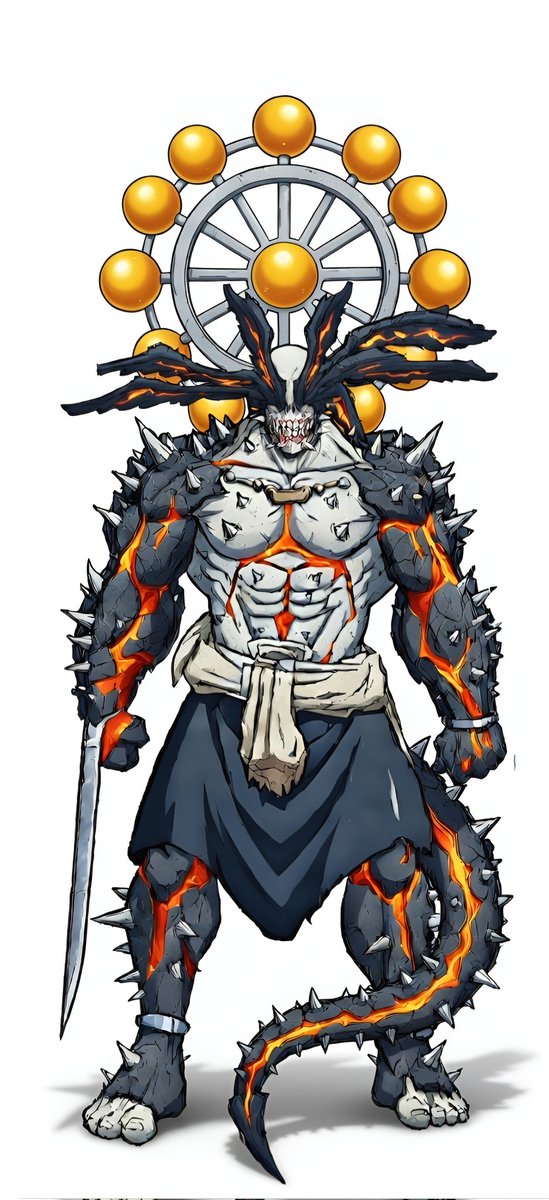 I wonder what it would be like if Doom Slayer from DC and Mahoraga were combined into one whole — and that would be the answer.