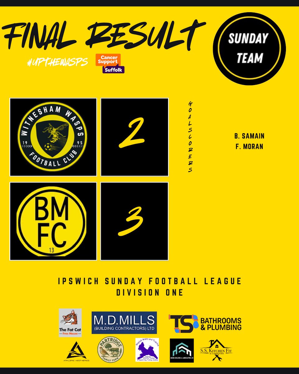 Witnesham Wasps FC tweet media