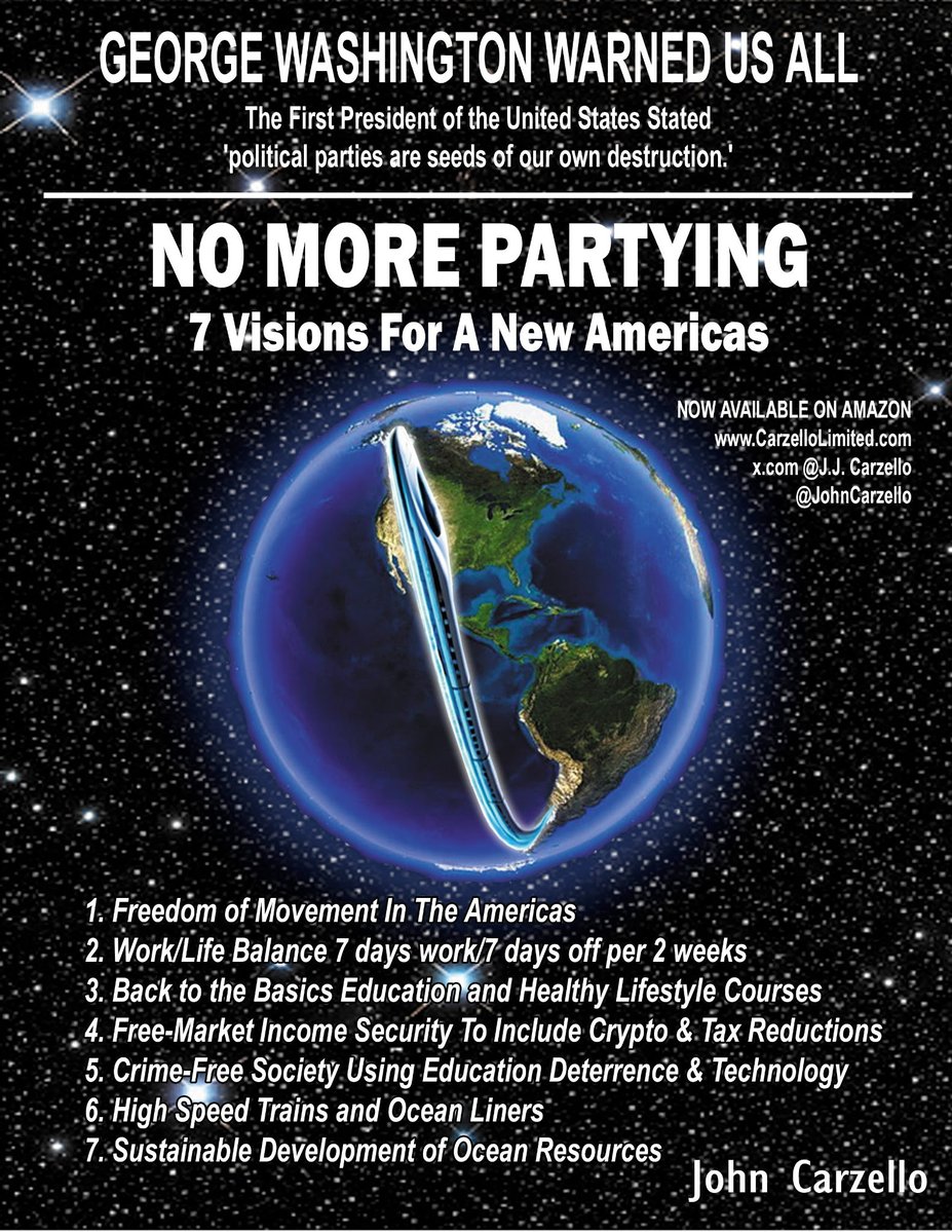 JohnCarzello's tweet image. #ThePeople who reside in the sovereign nations that make up #TheAmericas @OAS; have one LAST chance to get things right for our children and grandchildren. Political Parties ARE the problem; not the solution. ☮️ ❤️
