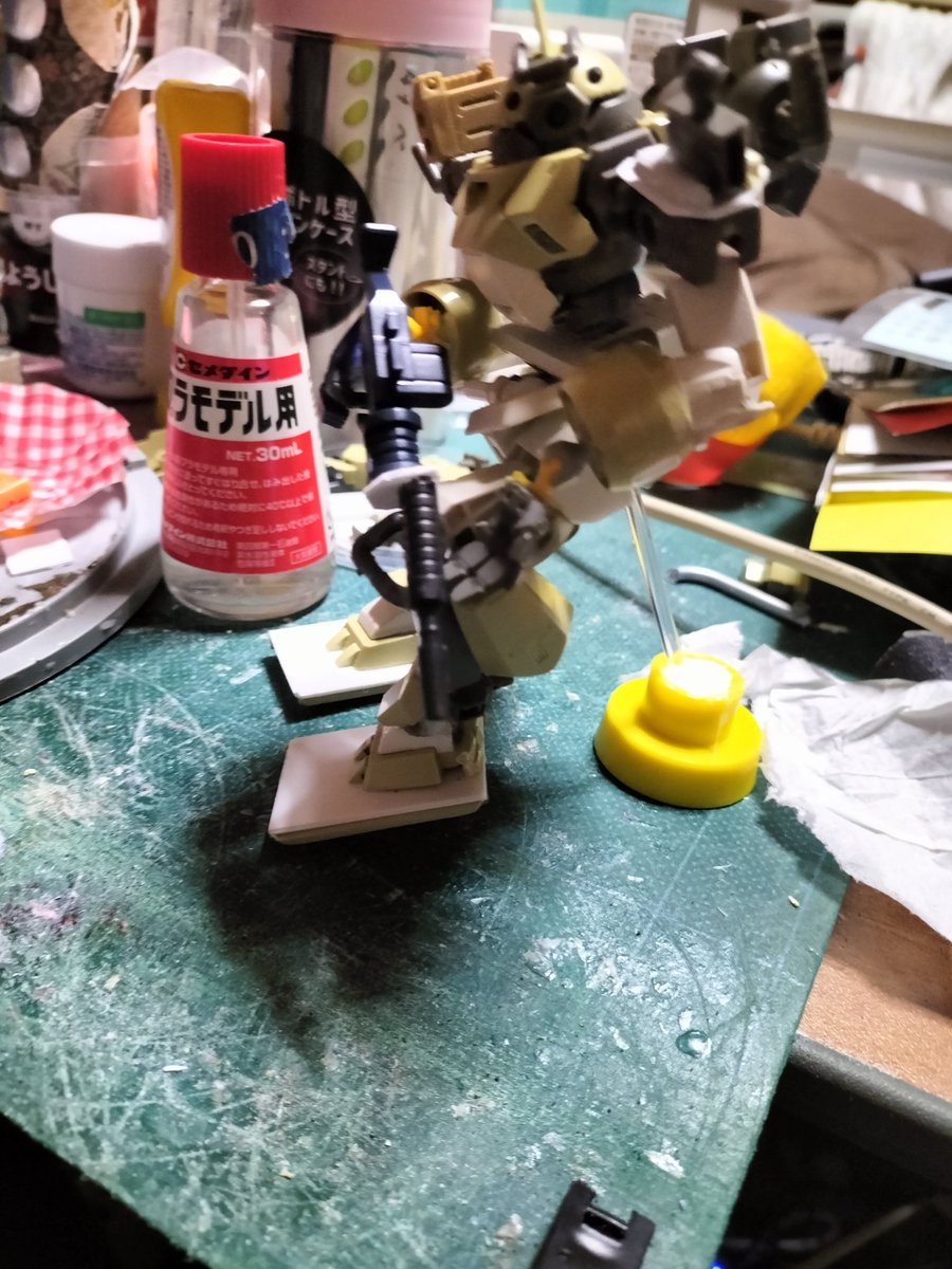 azinishiki's tweet photo. スコープドック？に見えたらお慰み
片手で改造むずかしいな〜友人へプレゼントしますよろこぶかな！ https://t.co/O0DSwwxFN3