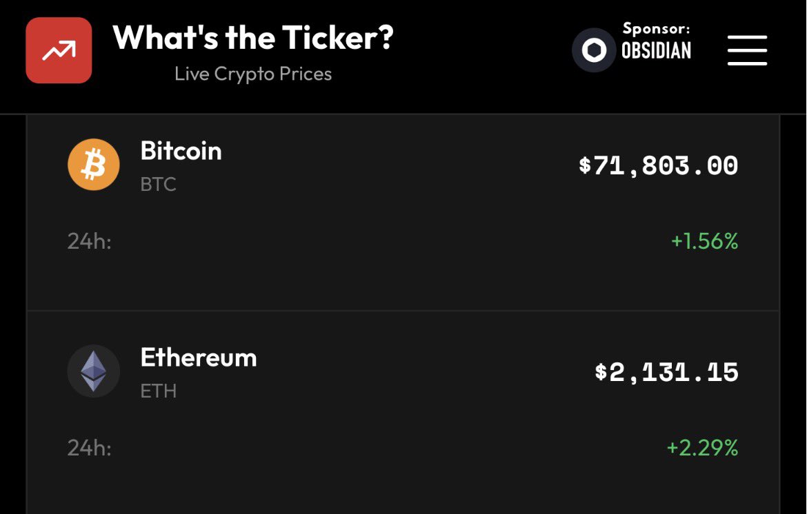 What’s the Ticker ? tweet media