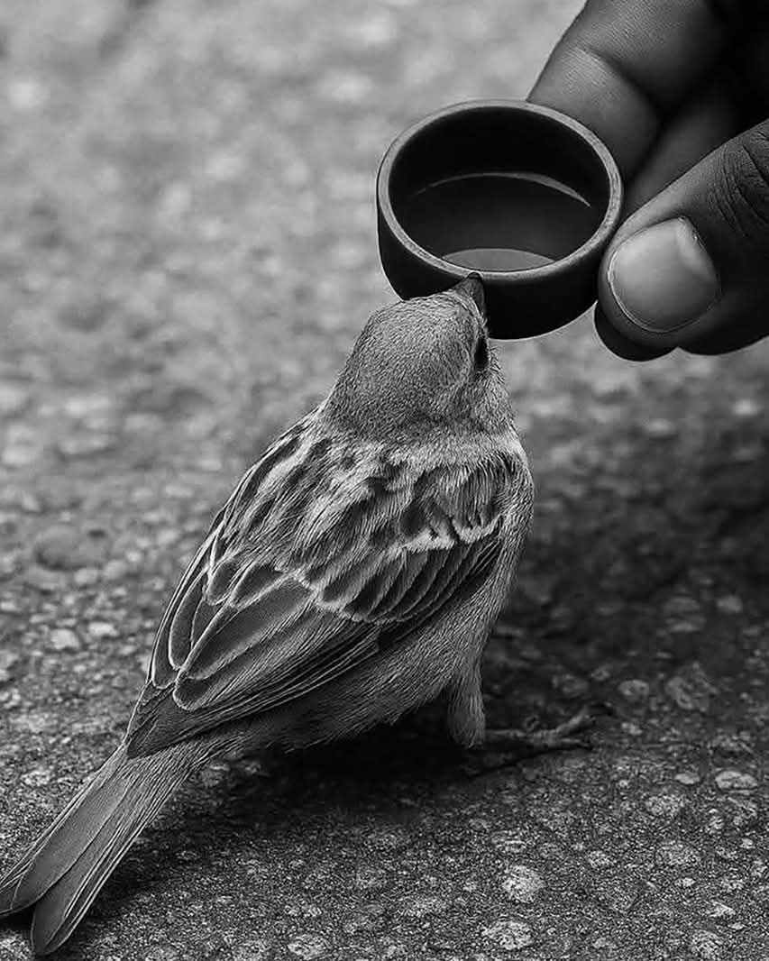 "كريم النوايا لا ينتظر عوضًا على ما يمنح، فهو يعطي لأن العطاء طبيعته، ولأن الخير يسكن قلبه، يُعطي الجميل ثم يمضي وكأن شيئا لم يكن"