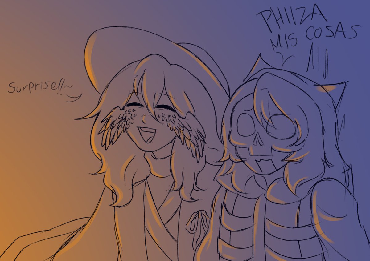 It's been so damn long since I last drew them I missed them so much

#qsmp2 #qsmpfanart #deathduo
