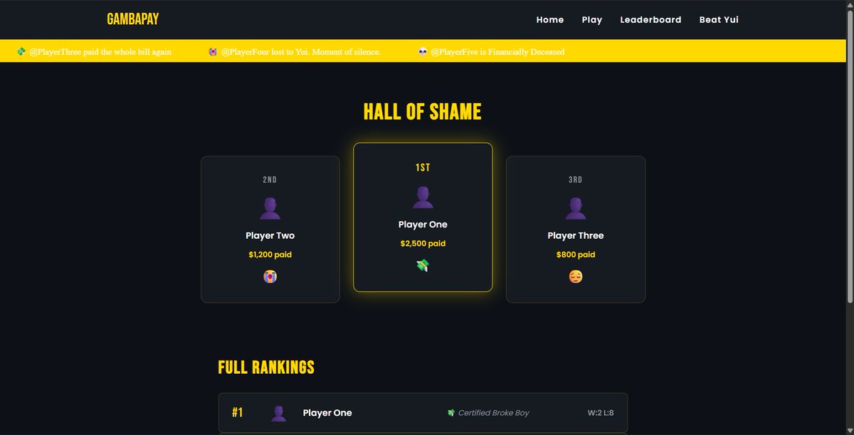 JMBuildz's tweet photo. GambaPay progress ⚔️
Bill splitting but chaotic.

#webdev #javascript #frontenddev #buildinpublic https://t.co/oCWMEMsgoA