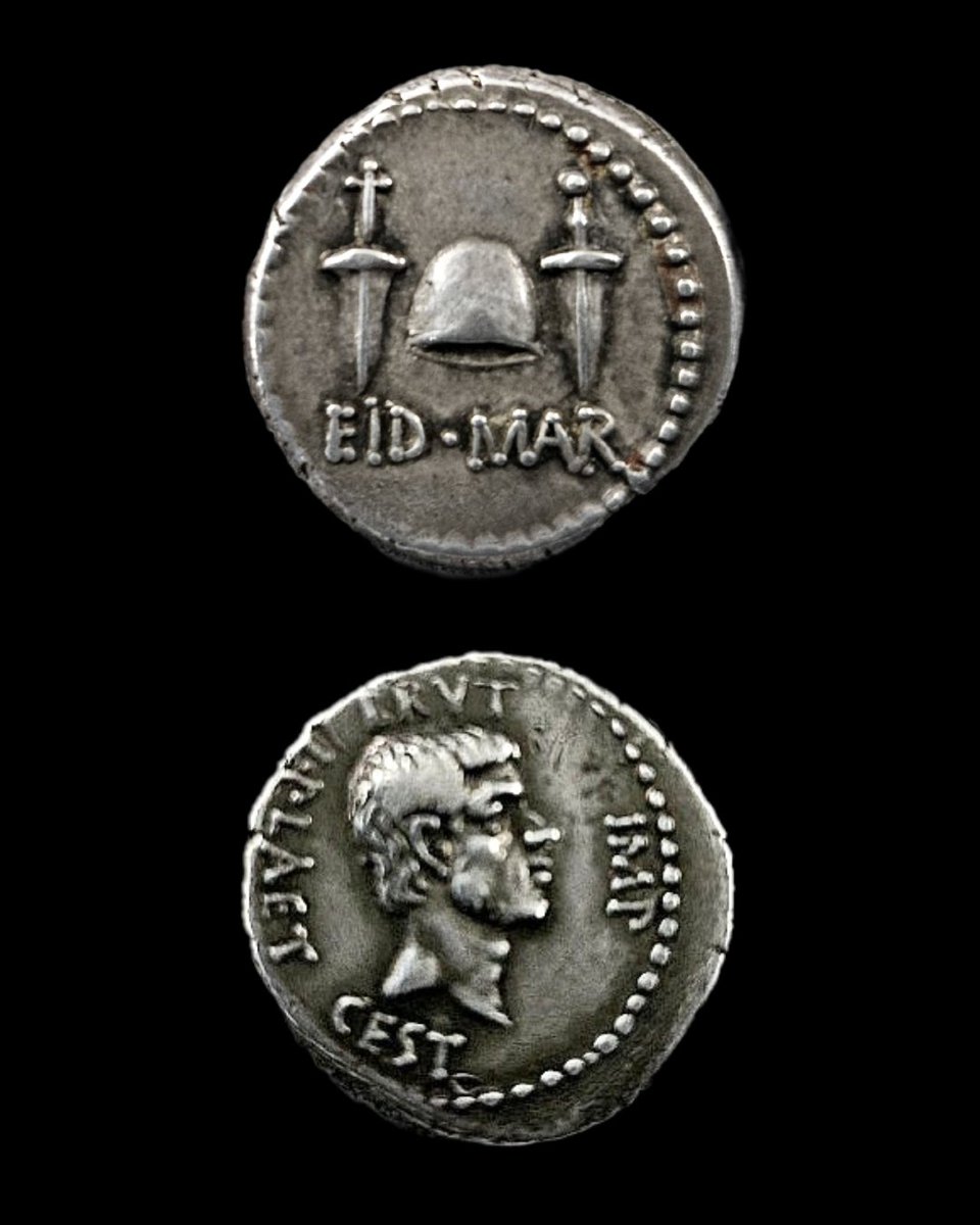 EID • MAR - The Ides of March

The coin that commemorated the assassination of Julius Caesar 🏛 🗡

My 📷 <a href="/hunterian/">The Hunterian</a>