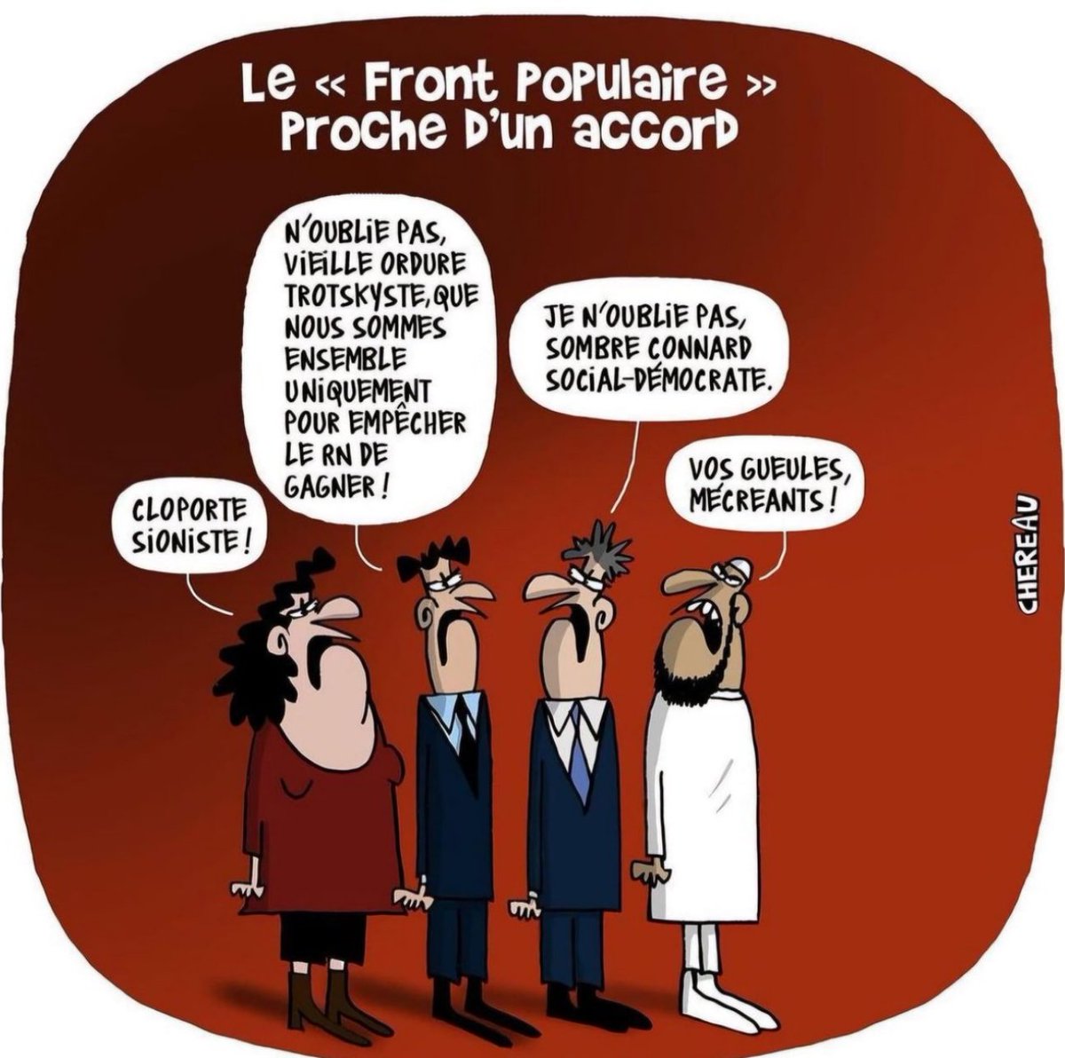 <a href="/JLMelenchon/">Jean-Luc Mélenchon</a> Et voilà c'est reparti, mais bon aucune surprise.