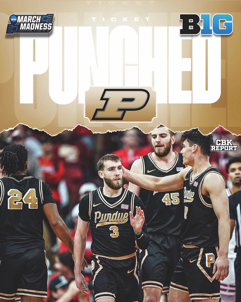 CBKReport's tweet photo. PURDUE KNOCKS OFF MICHIGAN TO WIN THE BIG TEN TOURNAMENT TITLE 🚂🏆 https://t.co/u08RfEod7e