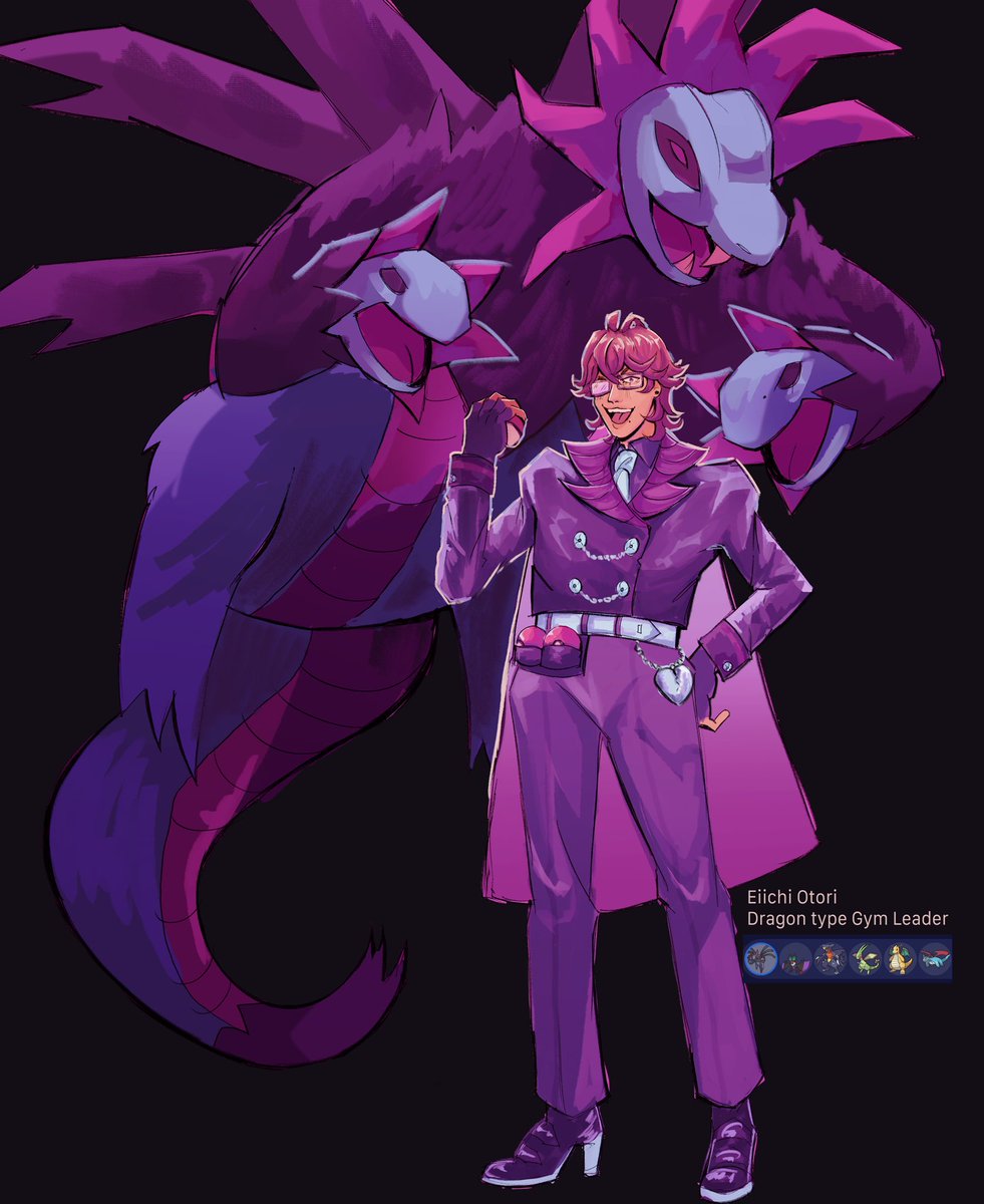 Greyxly's tweet photo. Back into Pokemon so yknow what that means that’s right gym leader eiichi otori https://t.co/Tdo4wCStyW