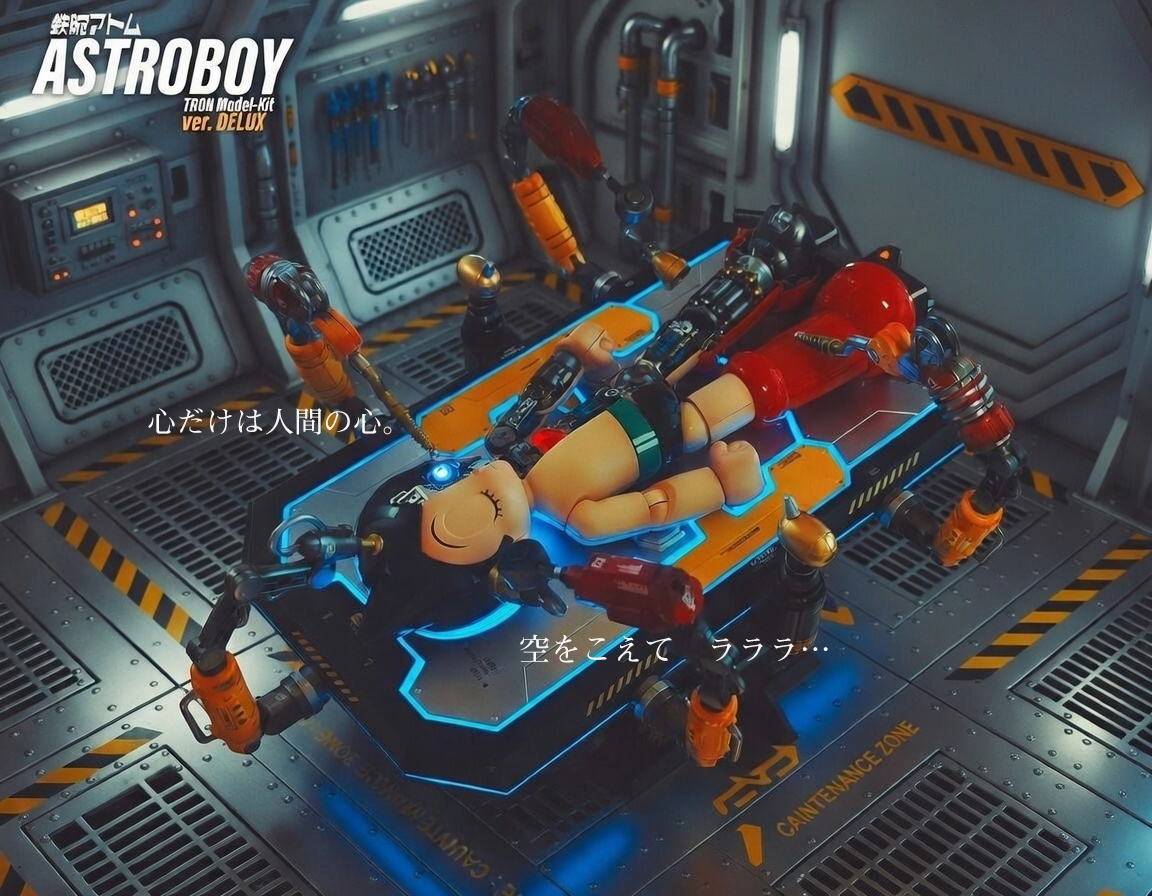 BsunK96026's tweet photo. #鉄腕アトム
#TronModelKit
#創模玩
サイズが50%くらい小さければ、もっと良かったキット。塗装はブリッツウェイの完成品を参考にしました。 https://t.co/vIb4JXRjQA
