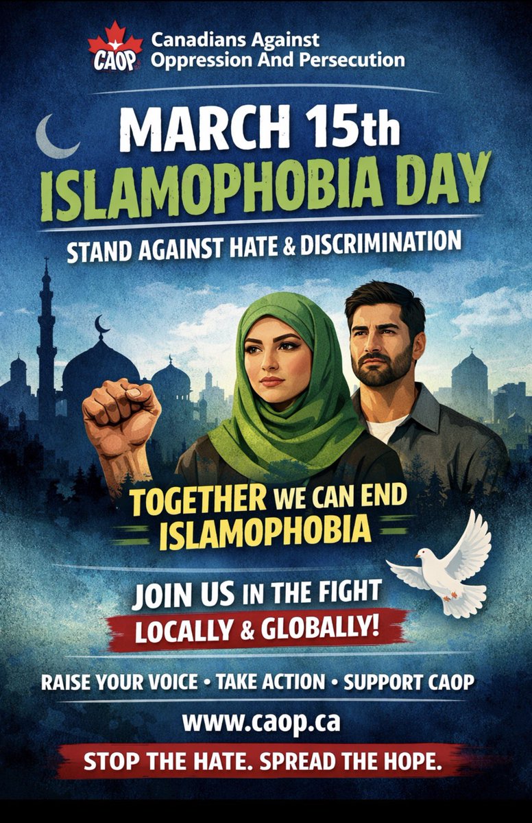 Canadians Against Oppression and Persecution(CAOP) tweet media