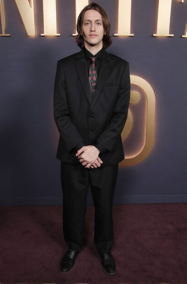 phwthrowback's tweet photo. February 26, 2025 - Percy Hynes White attends Vanity Fair &amp; Instagram's Vanities: A Night For Young Hollywood Party held at Bar Marmont on February 26, 2025 in Los Angeles, California.  

(Shutterstock)  

#PercyHynesWhite 📷 2025 https://t.co/jtKscBeUE6