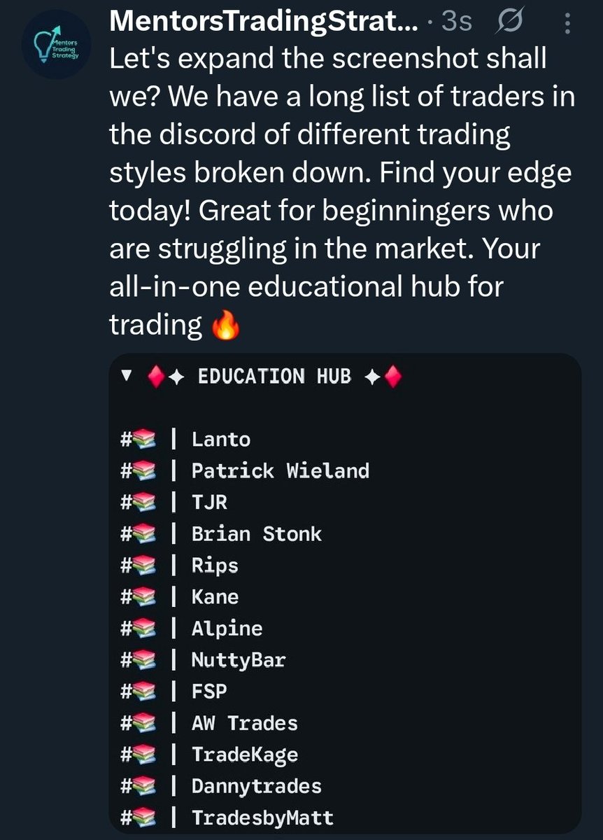 MTradingStrat's tweet photo. @elpatronfff Those winners should check out my discord on how to pass those babies . Trading strategies for all! https://t.co/DEAn1BrKbo