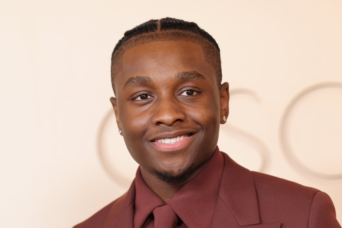 blackishpress's tweet image. Handsome! Miles Caton at the #Oscars