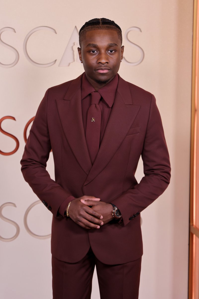 21metgala's tweet image. Miles Caton attends the 98th Annual Academy Awards.