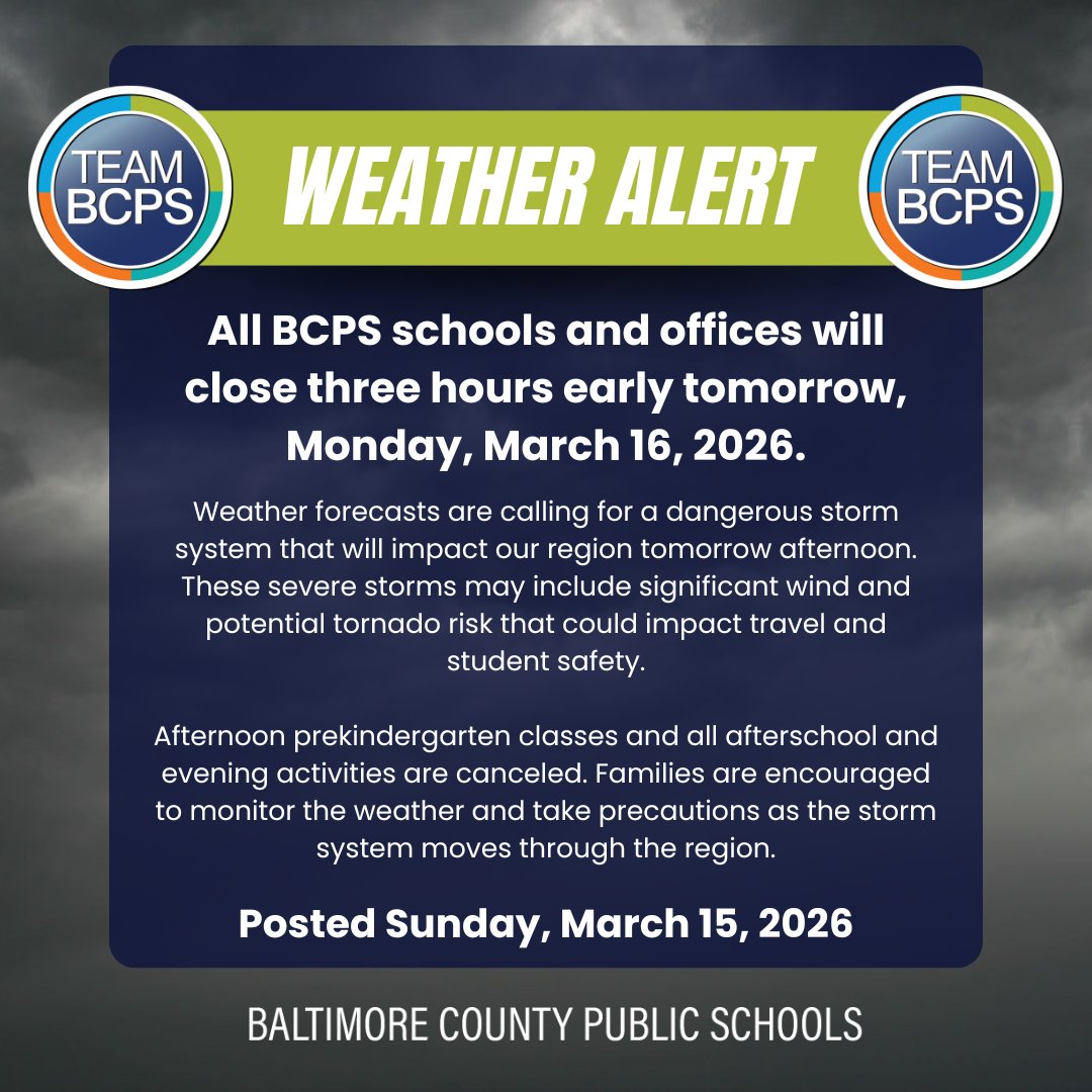 Baltimore County Public Schools tweet media