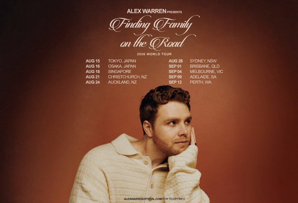 Alex Warren Tour Source tweet media