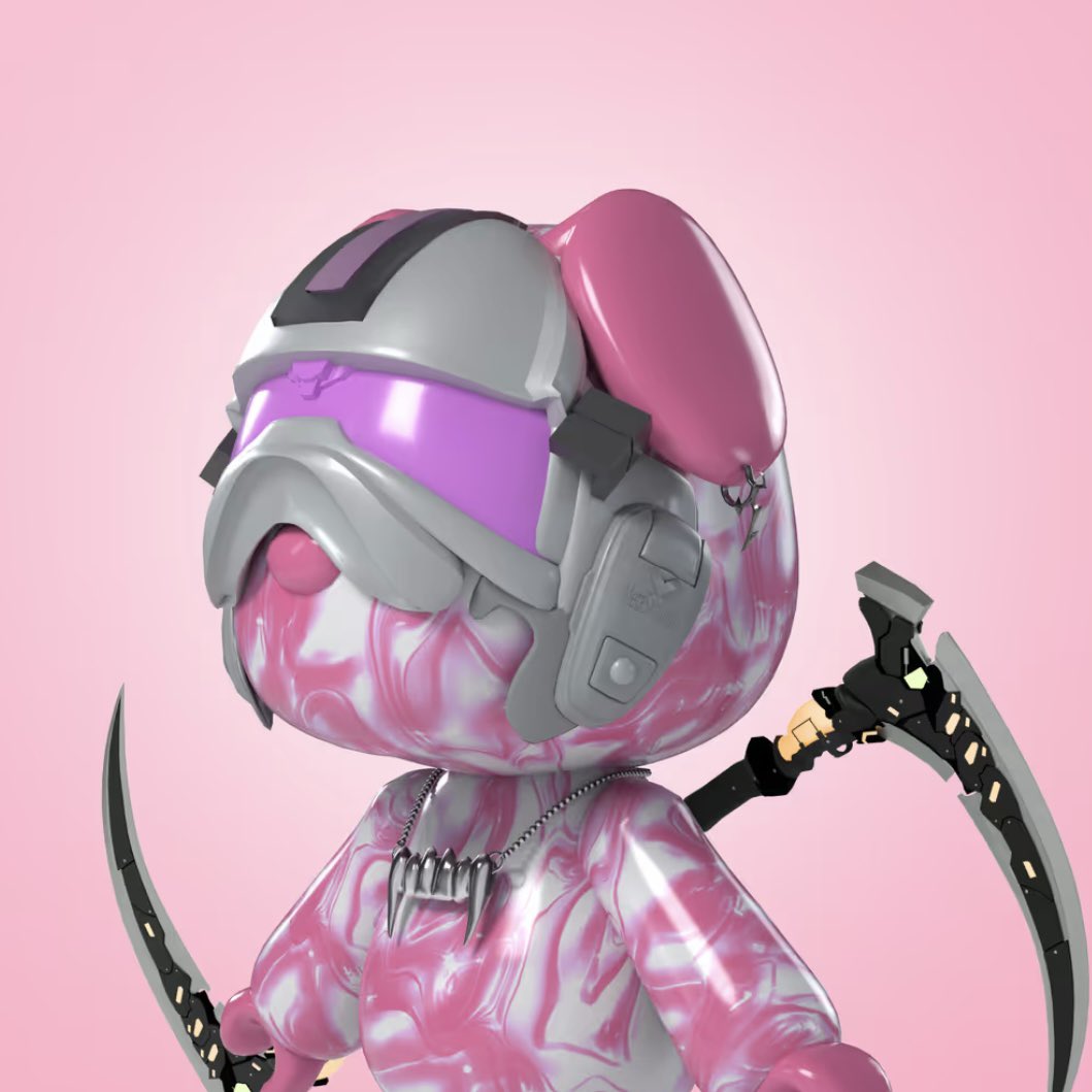 #1BLOCK #MetaSamurai #メタサムコンシェルジュ

グッドモニン☀️

||◤

◆ ‘ Muddy ‘ という名のスキン

◆ 桜のようなピンクの混ざり合いが美しく
◆ 複層的な流れが描く抽象画のような模様
◆ ミルクの様な滑らかな質感がたまらない

◆ SYNDICATE GOGGLESで世界線を視る
◆