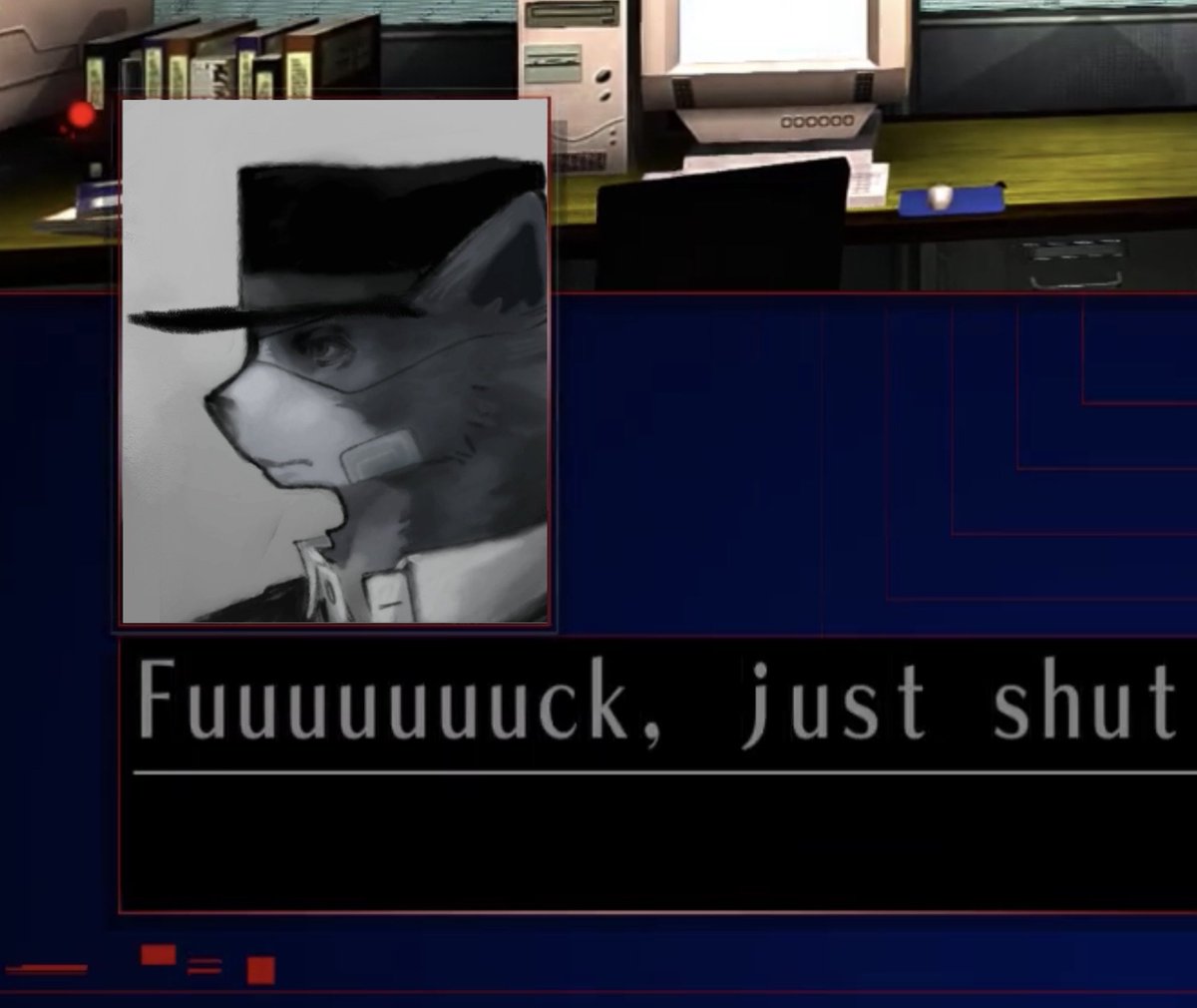 titanogoro's tweet image. what was his problem #oc #silvercase