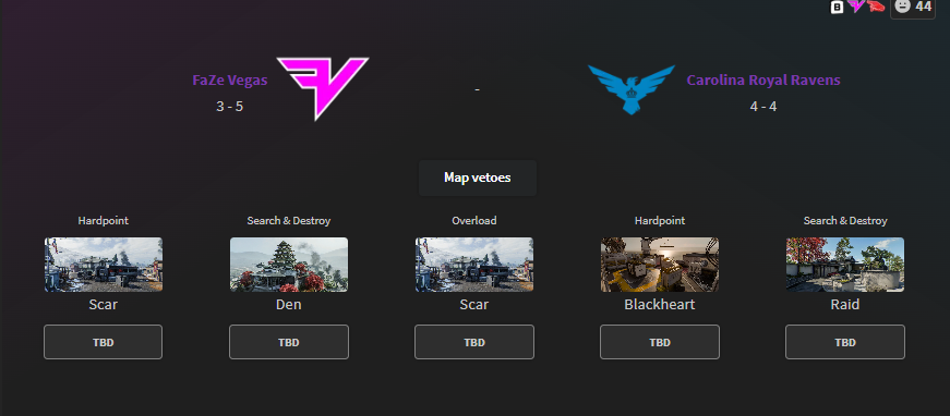 Mapset for @FaZe_Vegas 🆚 @RoyalRavens