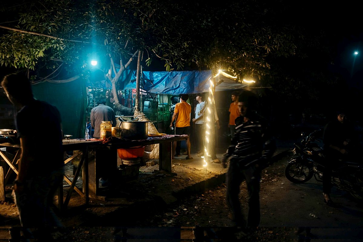 Stumbled upon a 
new night‑time tea spot in Gr Noida ☕