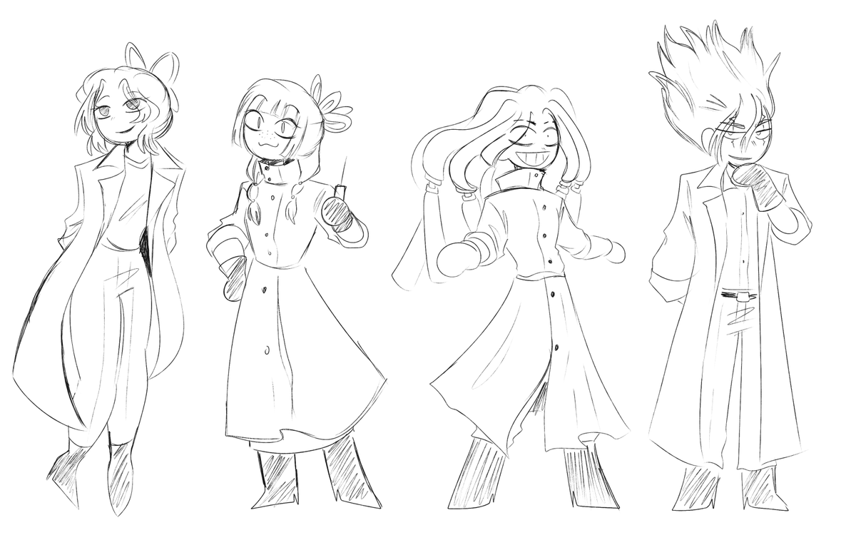 crazy scientists AU !!!!