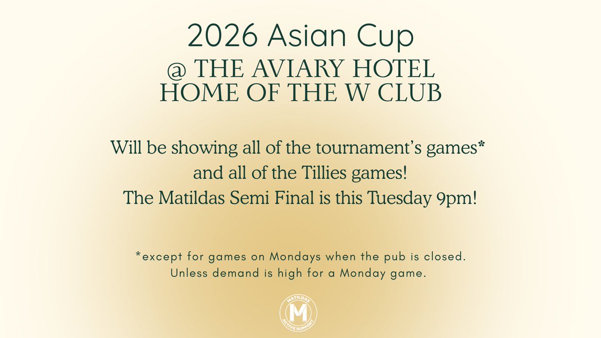 Matildas Active Support tweet media