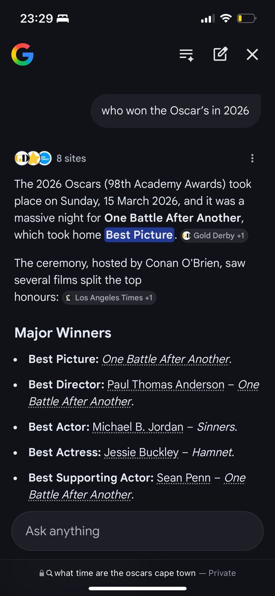 HURquotes's tweet photo. this is what the internet said. I always type this in google to catch them slip 😂 I did it w/ the grammys
#oscars https://t.co/bzlzpM0moz